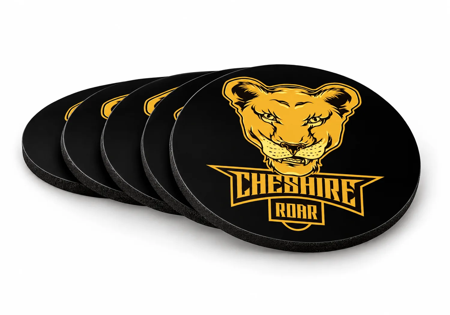 logo neoprene coaster