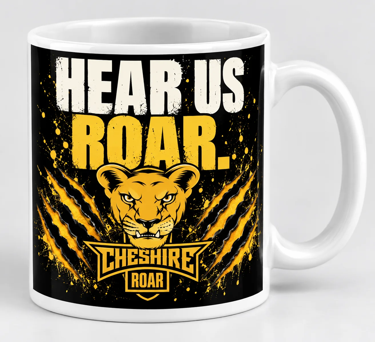 hear us roar mug